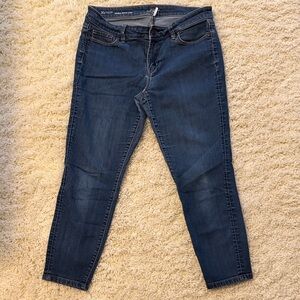 LOFT Dark Blue Skinny Jeans